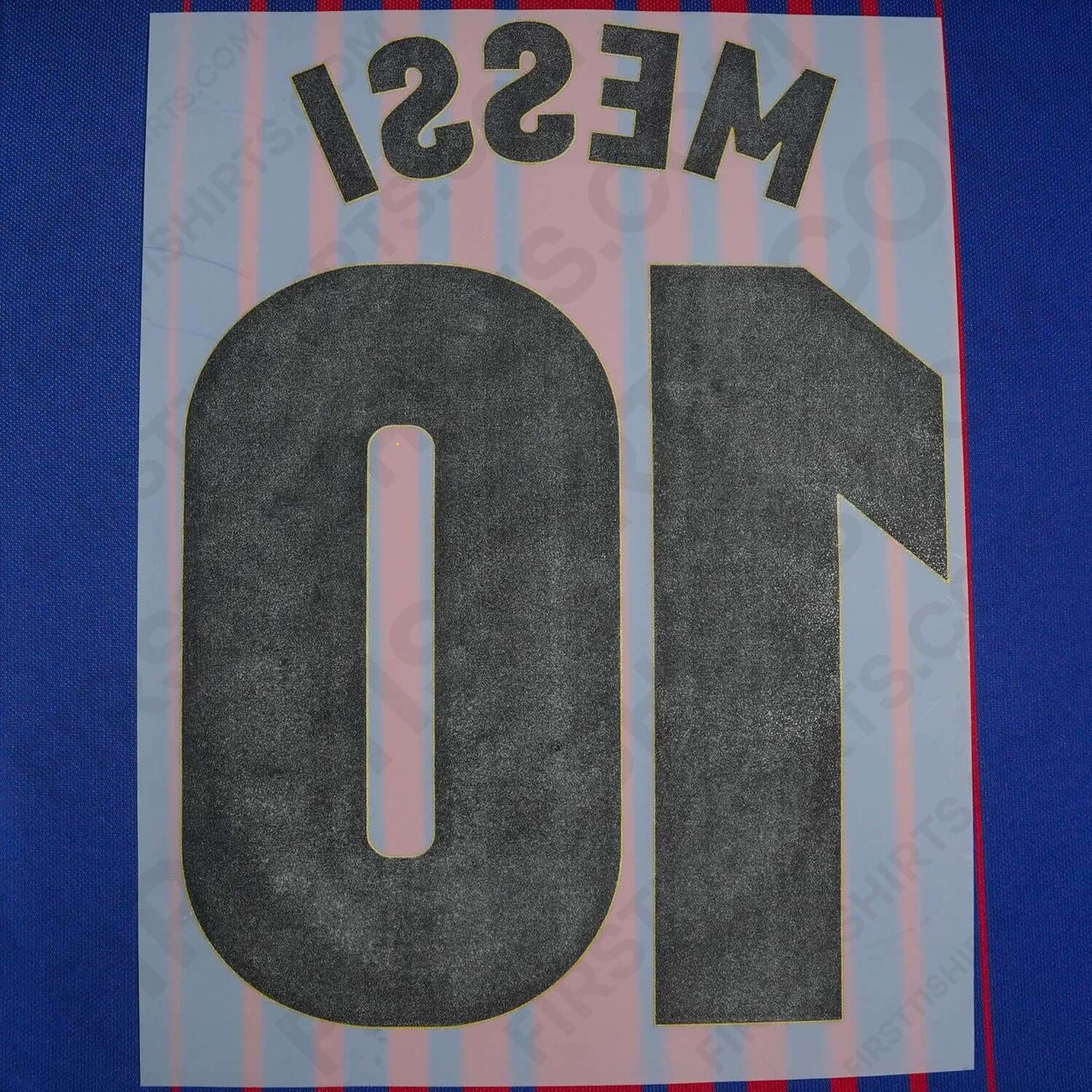 2017/18 FC Barcelona Home Name Set Messi 10 (Repro)