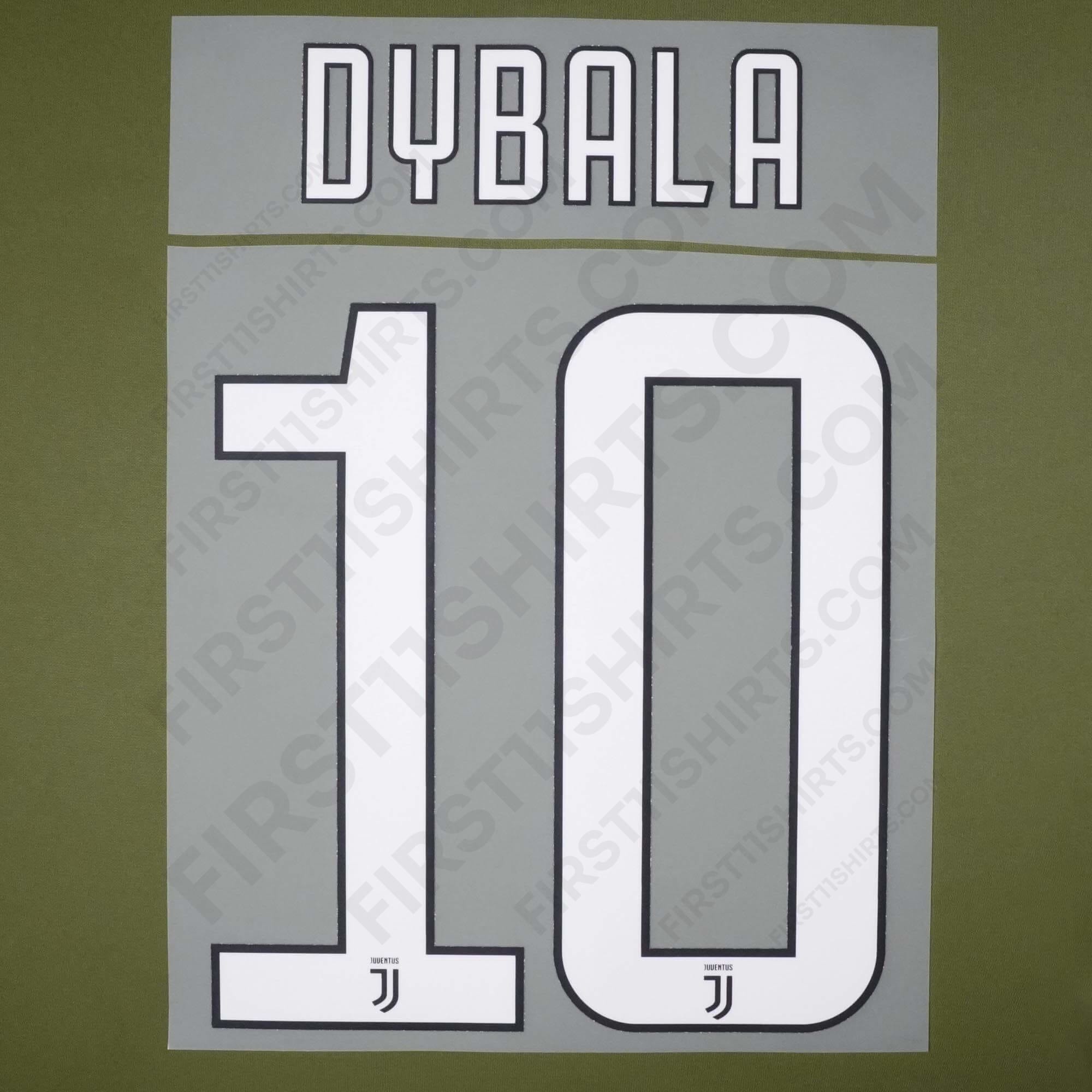 2017/18 Juventus Home/Third Name Set Dybala 10
