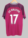 2017/18 Manchester City De Bruyne #17 Maillot Extérieur (XL) Nike
