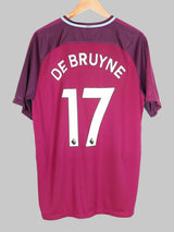 2017/18 Manchester City De Bruyne #17 Away Shirt (XL)