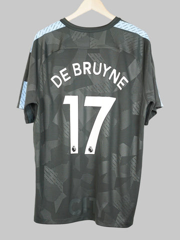 2017/18 Manchester City De Bruyne #17 Third Shirt (XL)