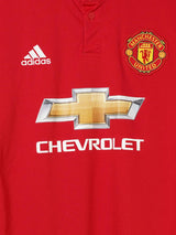 Manchester United Home Shirt L/S 2017/18 Pogba 6 (M)