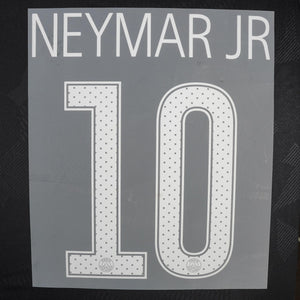 2017/18 PSG Home UCL Name Set Neymar Jr #10