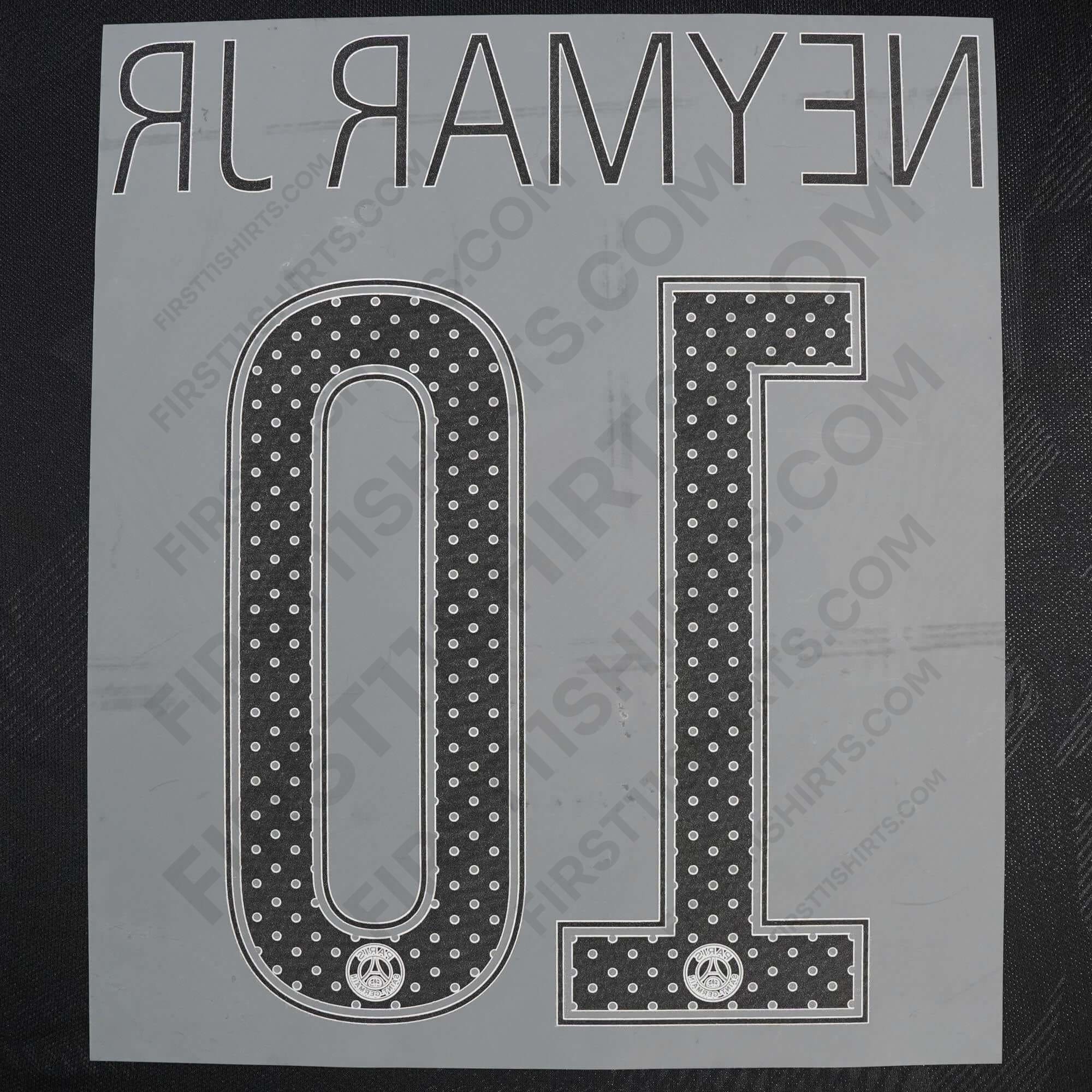 2017/18 PSG Home UCL Name Set Neymar Jr 10 (Repro)