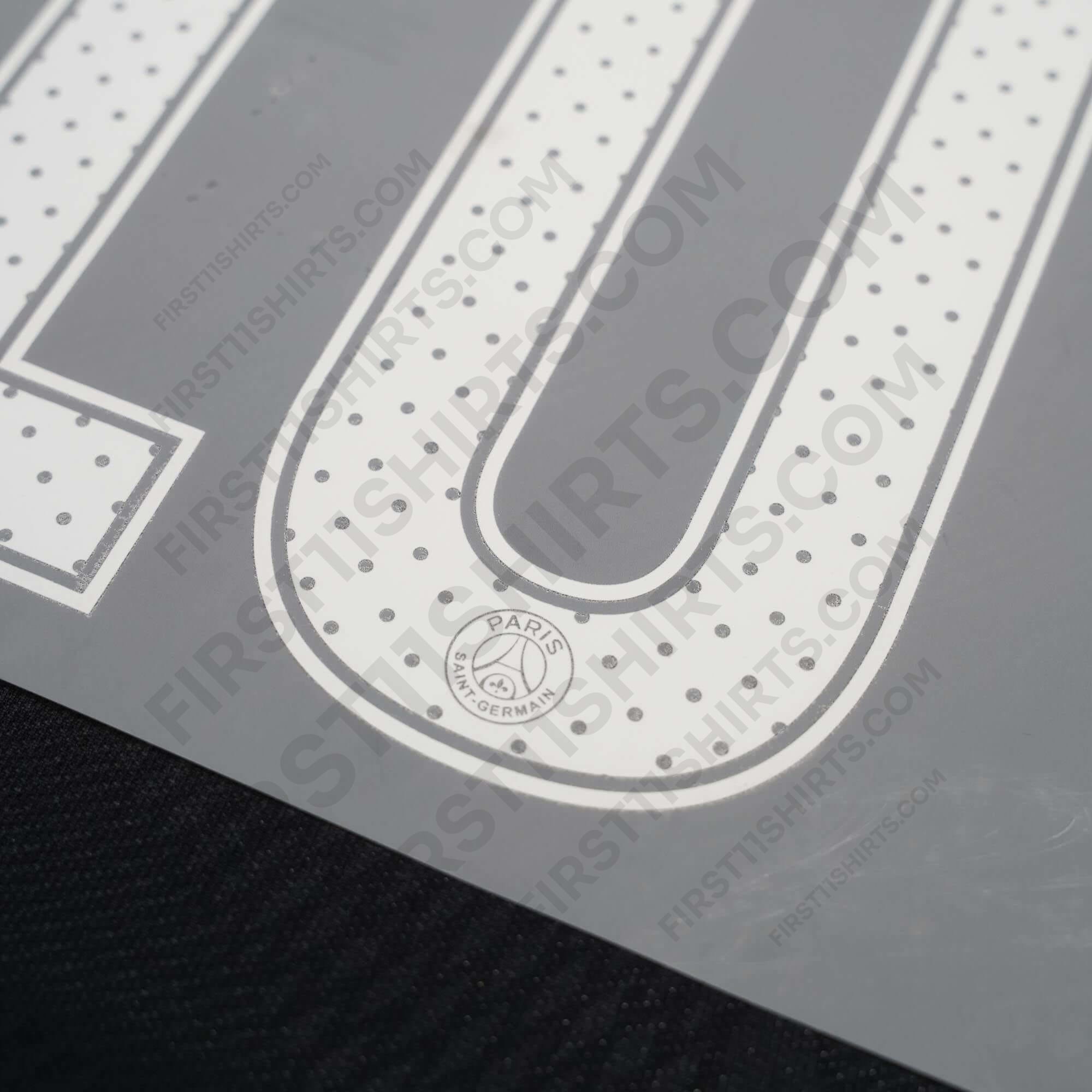 2017/18 PSG Home UCL Name Set Neymar Jr 10 (Repro)