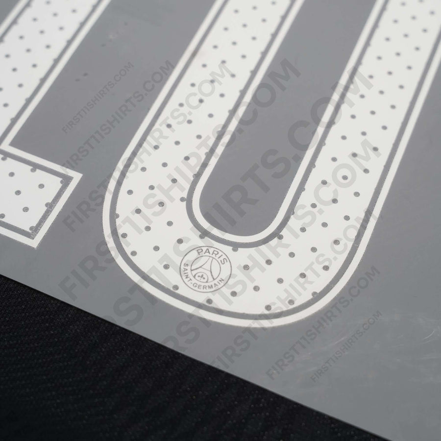 2017/18 PSG Home UCL Name Set Neymar Jr 10 (Repro)