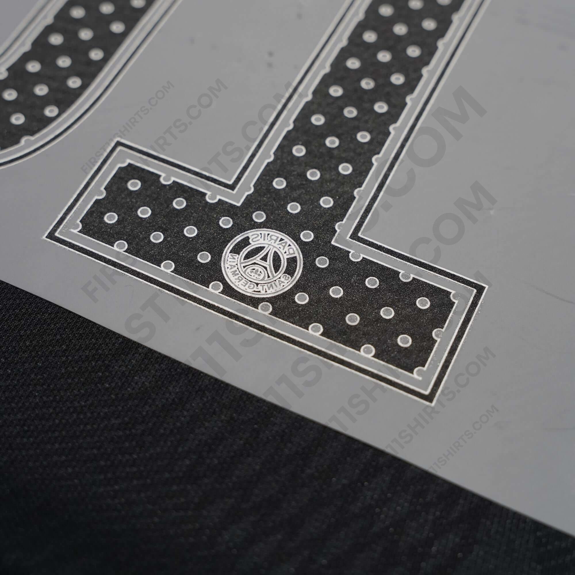 2017/18 PSG Home UCL Name Set Neymar Jr 10 (Repro)