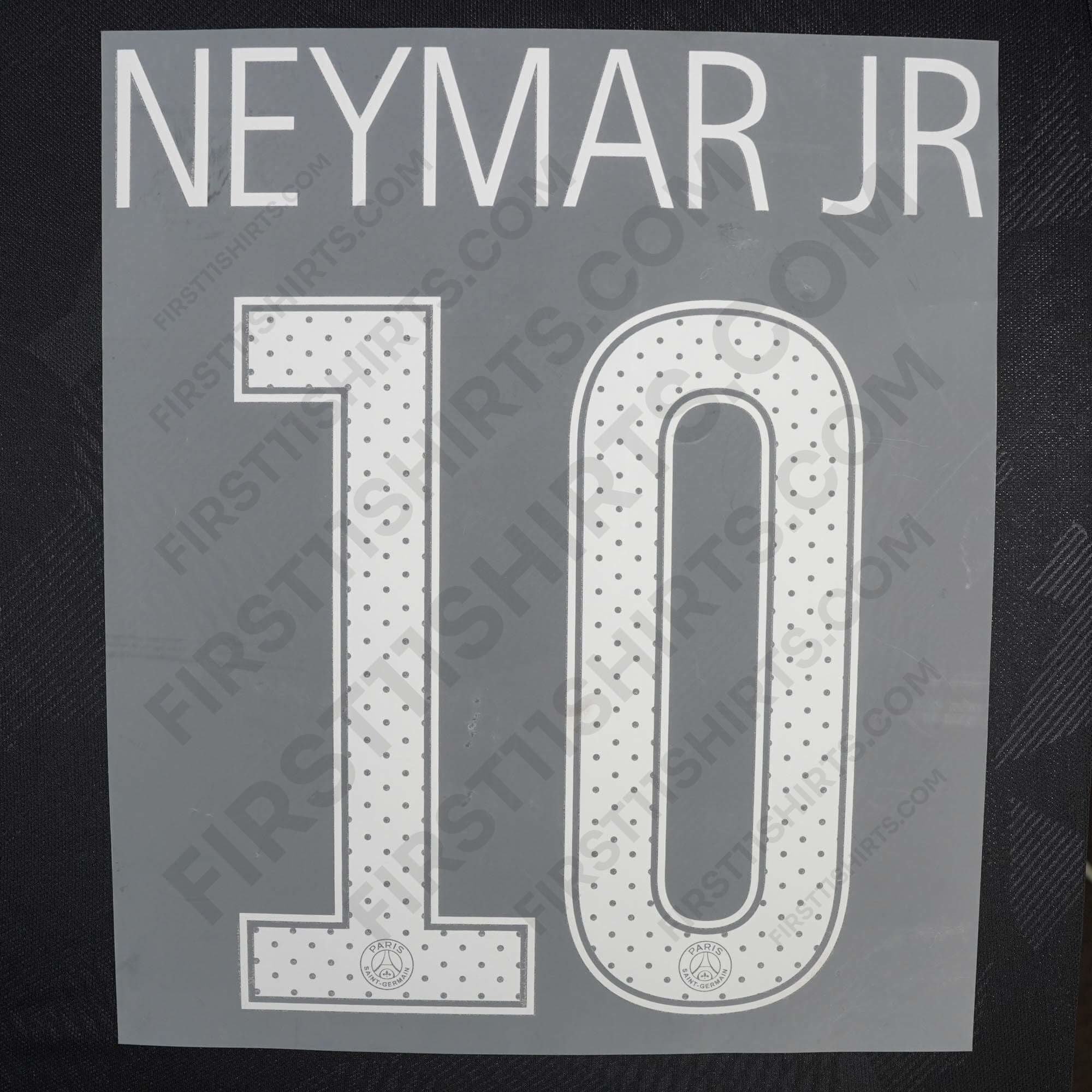 2017/18 PSG Home UCL Name Set Neymar Jr 10 (Repro)