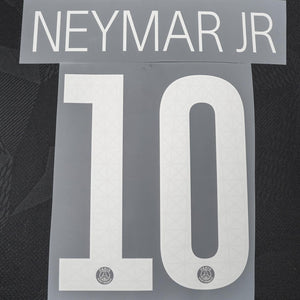 2017/18 PSG Third Name Set Neymar Jr 10 Cup Version (Repro)