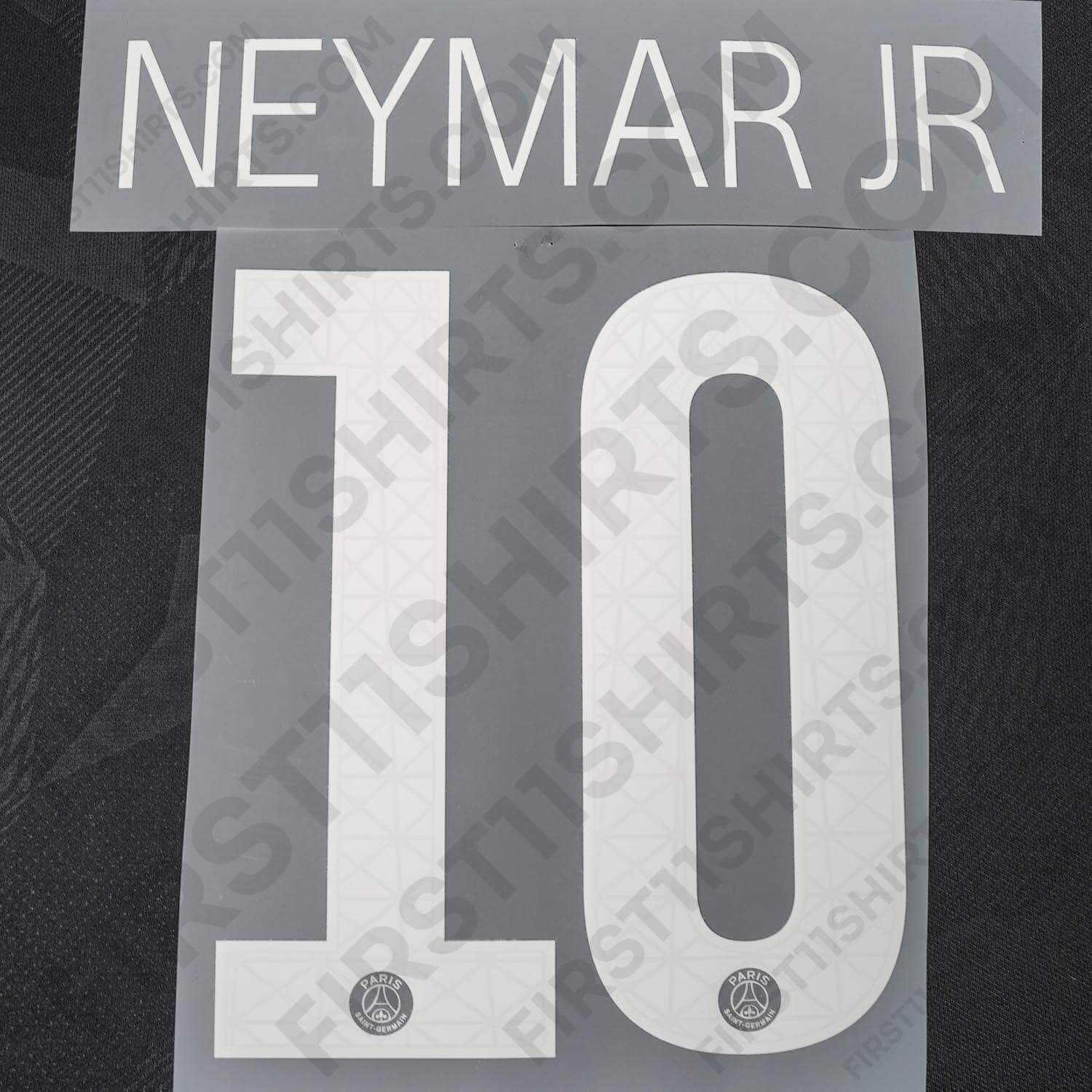 2017/18 PSG Third Name Set Neymar Jr 10 Cup Version (Repro)