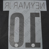 2017/18 PSG Third Name Set Neymar Jr 10 Cup Version (Repro)
