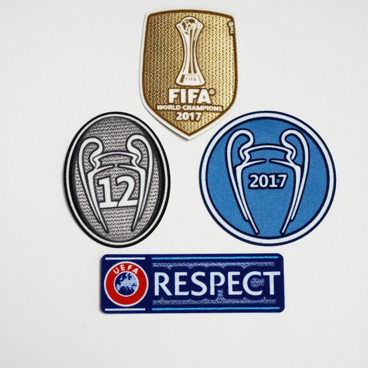 2017/18 Real Madrid volledige UCL-patchingset (Repro)
