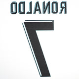 2017/18 Real Madrid Home Name Set Cup Version Ronaldo #7 (Repro)