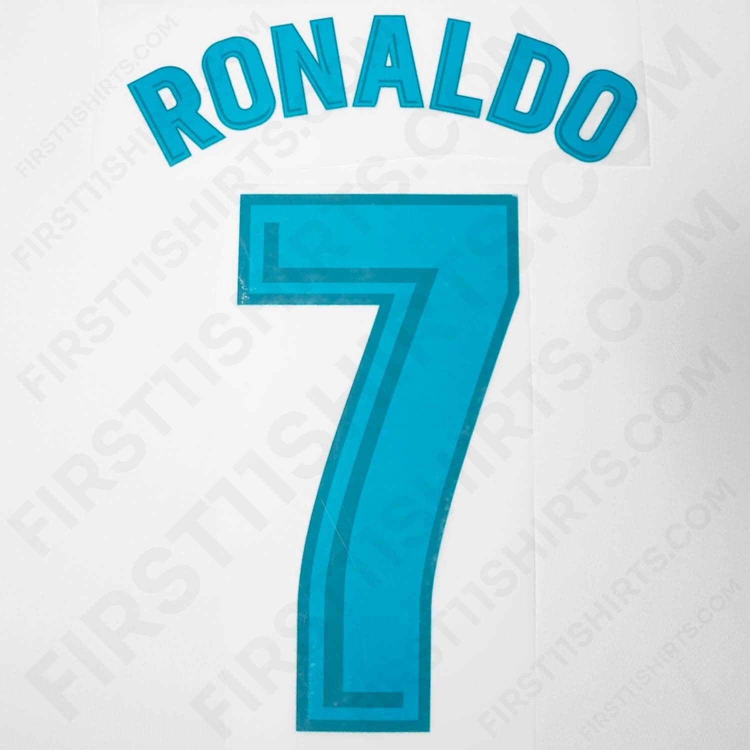 2017/18 Real Madrid Home Name Set Ronaldo 7 (Repro)