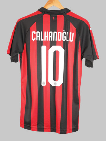 2018/19 AC Milan Calhanoglu #10 Home Shirt (M)