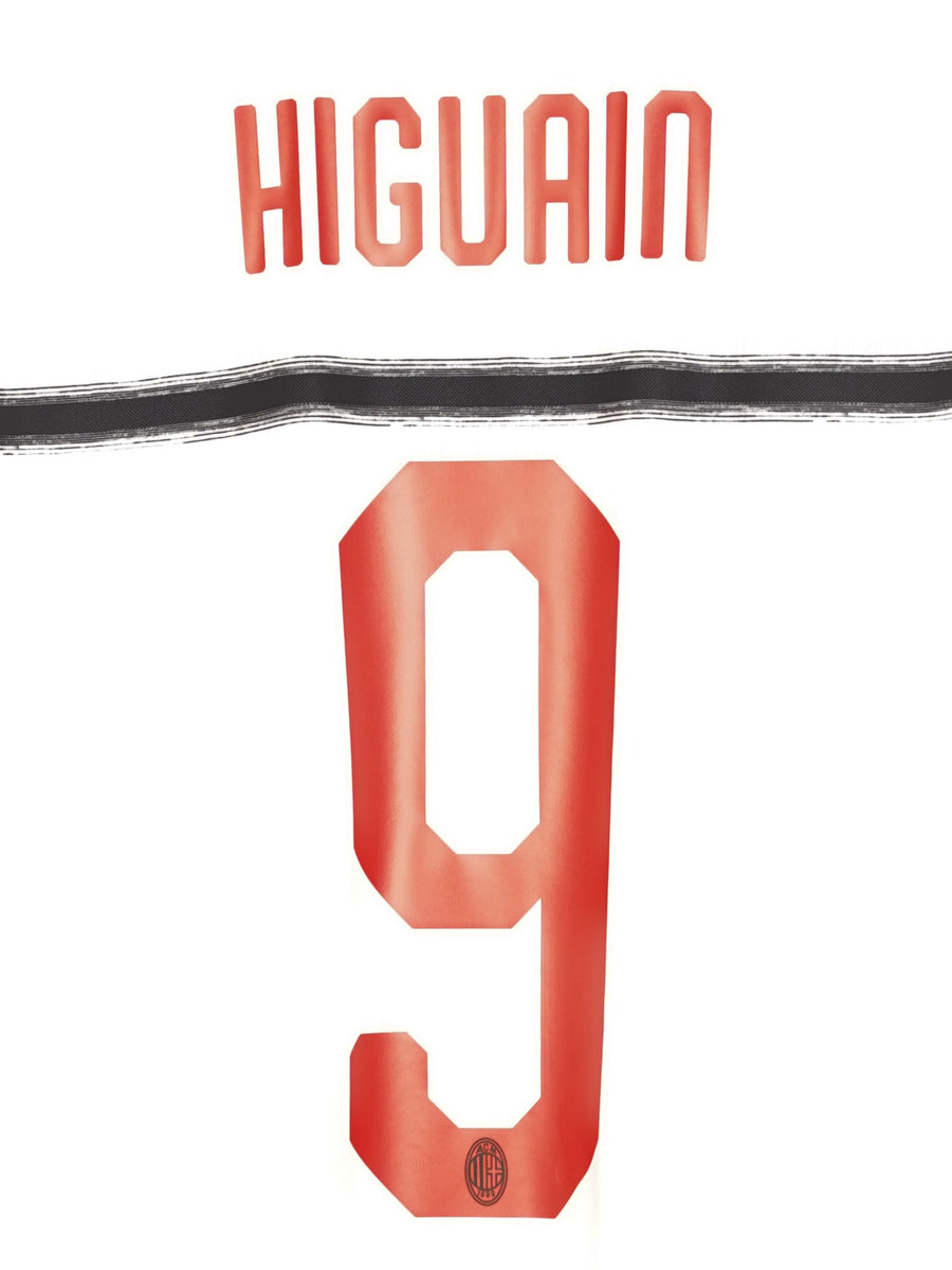 2018/19 AC Milan Higuain #9 Away Shirt (XL)
