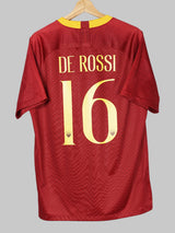 2018/19 AS Roma De Rossi #16 Home Shirt (L)