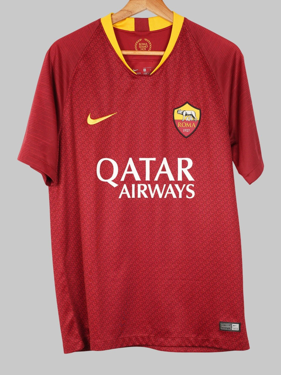 2018/19 AS Roma De Rossi #16 Home Shirt (M)