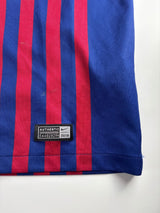 2018/19 Barcelona Messi #10 Home Shirt L/S (M)