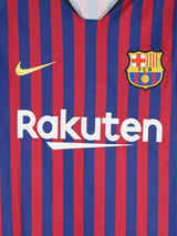 2018/19 Barcelona Messi #10 Home Shirt L/S (M)