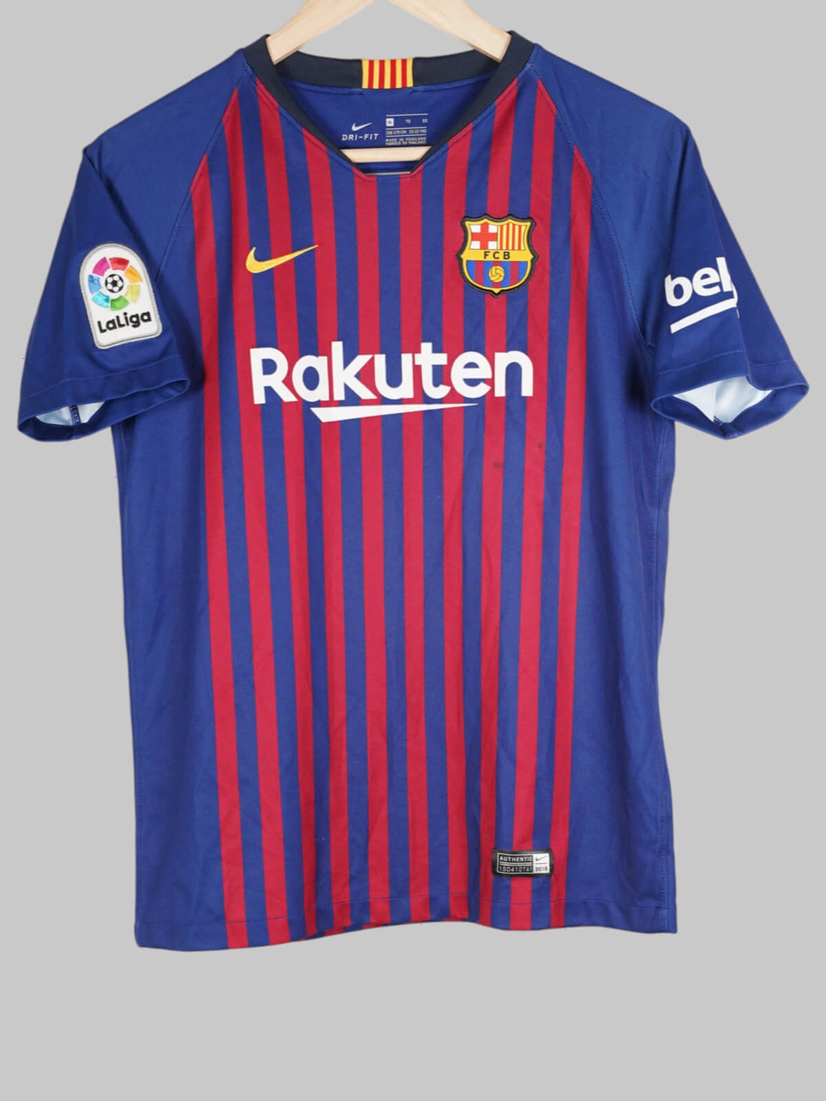 2018/19 Barcelona Messi #10 Home Shirt (XL Kids) Nike