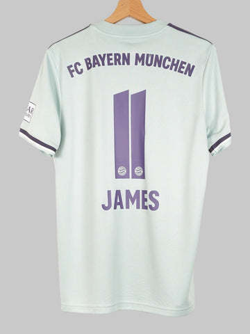 2018/19 Bayern Munich James #11 Away Shirt (M)