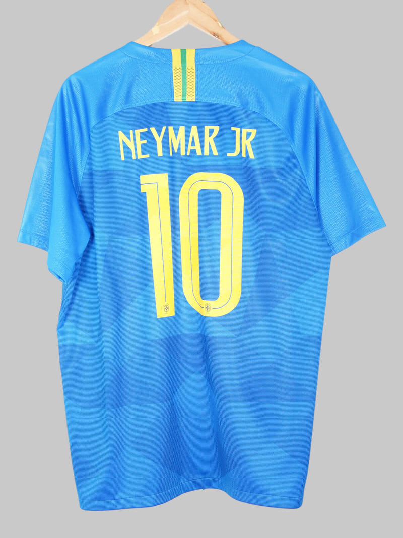2018/19 Brazil Neymar Jr #10 Away Shirt (XL)