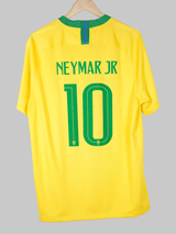 2018/19 Brazil Neymar Jr #10 Home Shirt (XL)