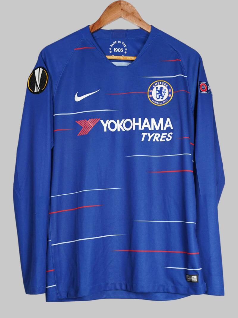 2018/19 Chelsea Hazard #10 Home Shirt L/S (M)