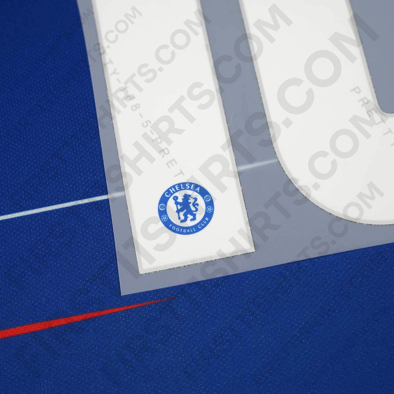 2018/19 Chelsea Home Name Set Hazard 10 Cup Version (Repro)