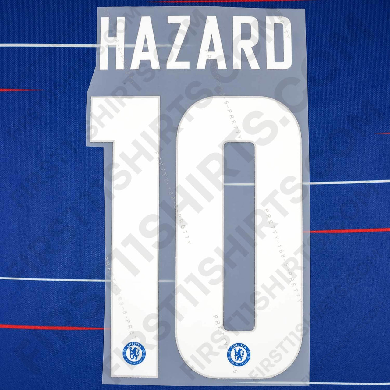 2018/19 Chelsea Home Name Set Hazard 10 Cup Version (Repro)