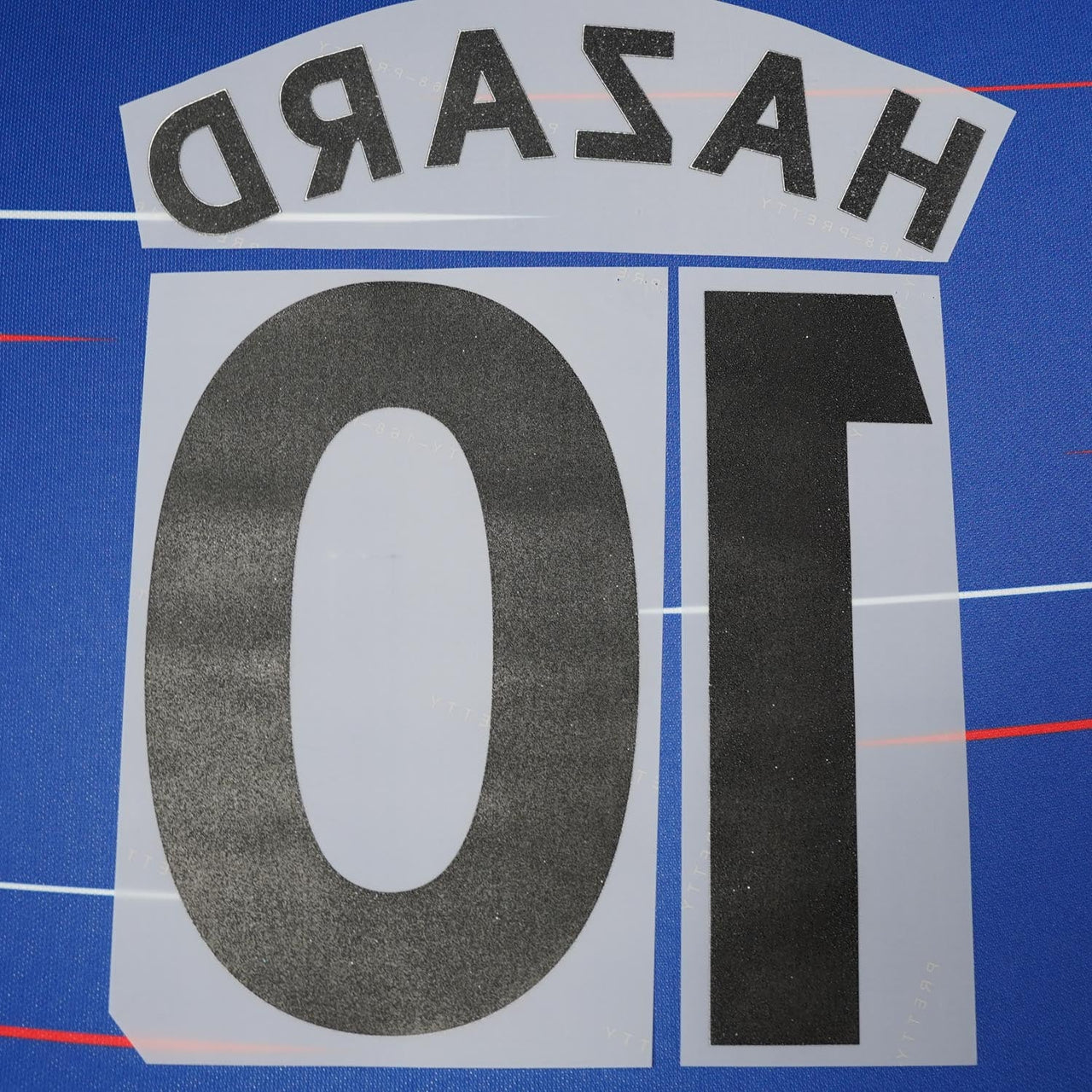 2018/19 Chelsea Home Name Set Hazard 10 (Repro)
