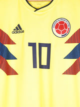 2018/19 Colombia James #10 Home Shirt L/S (M)