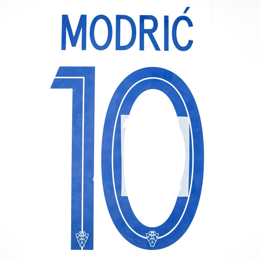 2018/19 Croatia Away Name Set Modric 10 (Repro)