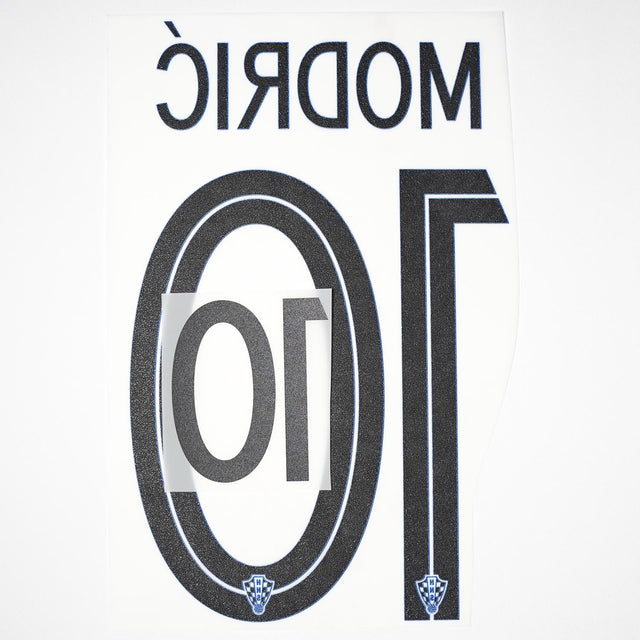 2018/19 Croatia Away Name Set Modric 10 (Repro)