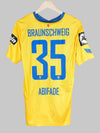 2018/19 Eintracht Braunschweig Abifade #35 Home Shirt Match Worn/Issued (M) Erima