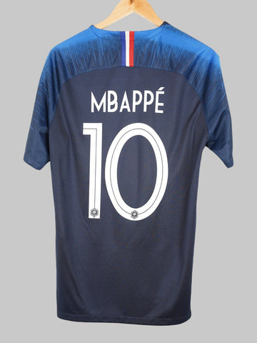 2018/19 France Mbappe #10 Home Shirt (L)