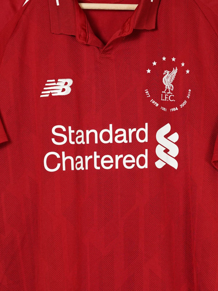 Liverpool 6 Times Home Shirt 2018/19 Salah 11 (XL)