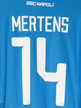 2018/19 Napoli Mertens #14 Home Shirt (M)
