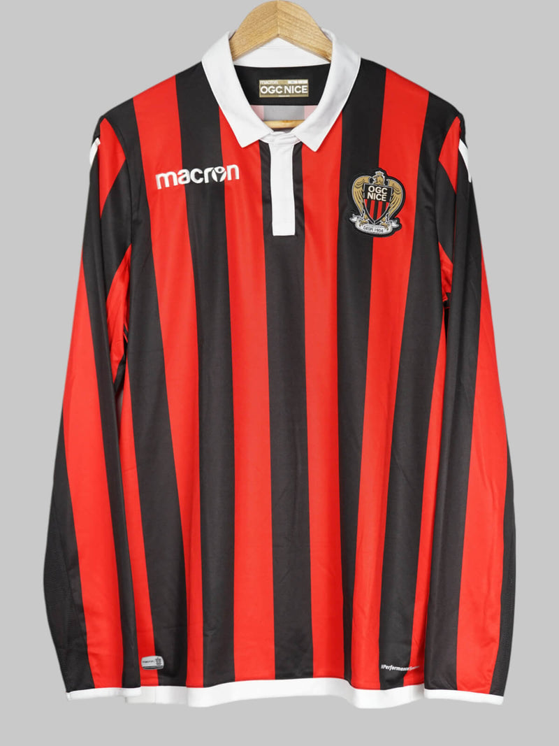 2018/19 OGC Nice Saint-Maximin #7 Home Shirt L/S (L)
