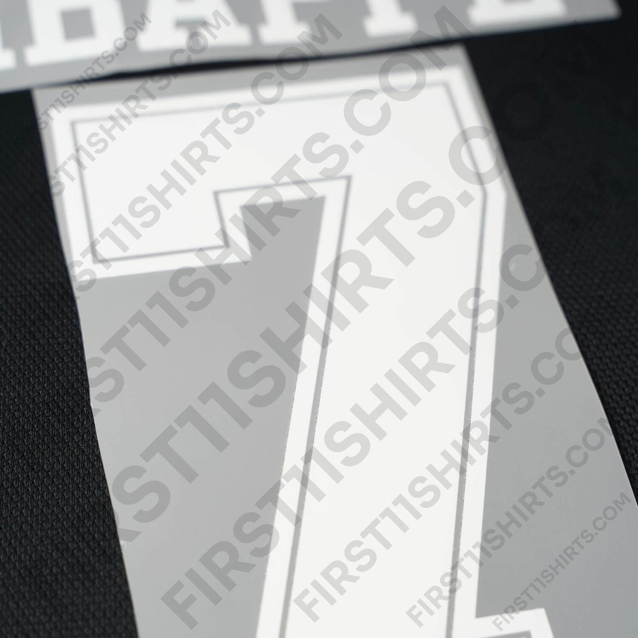 2018/19 PSG Third (Black kit) Name Set Mbappe 7 (Repro)