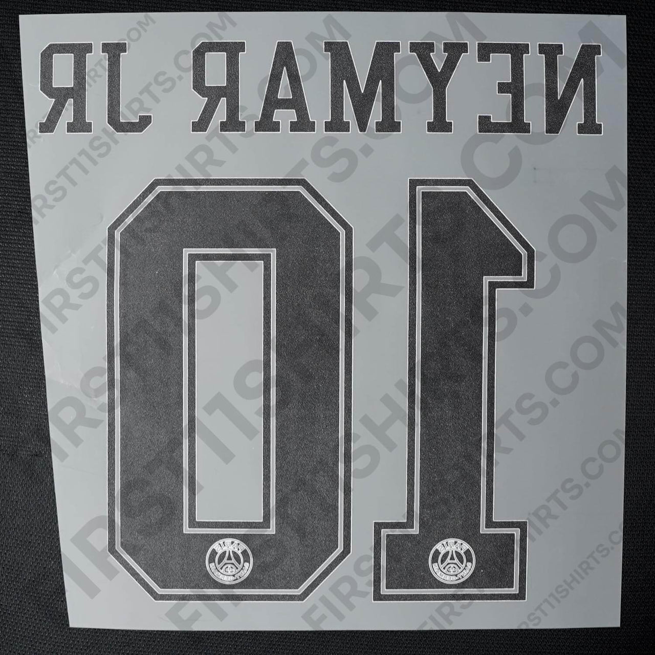 2018/19 PSG Third (Black kit) Name Set Neymar 10 (Repro)