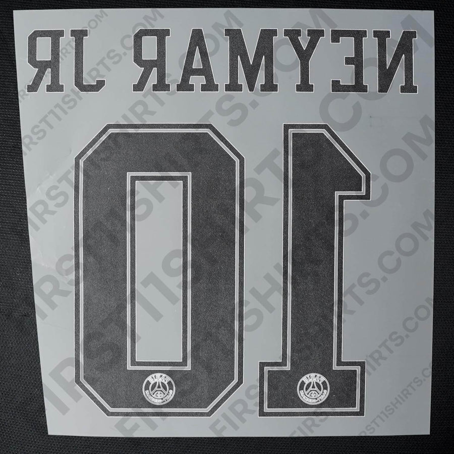 2018/19 PSG Third (Black kit) Name Set Neymar 10 (Repro)
