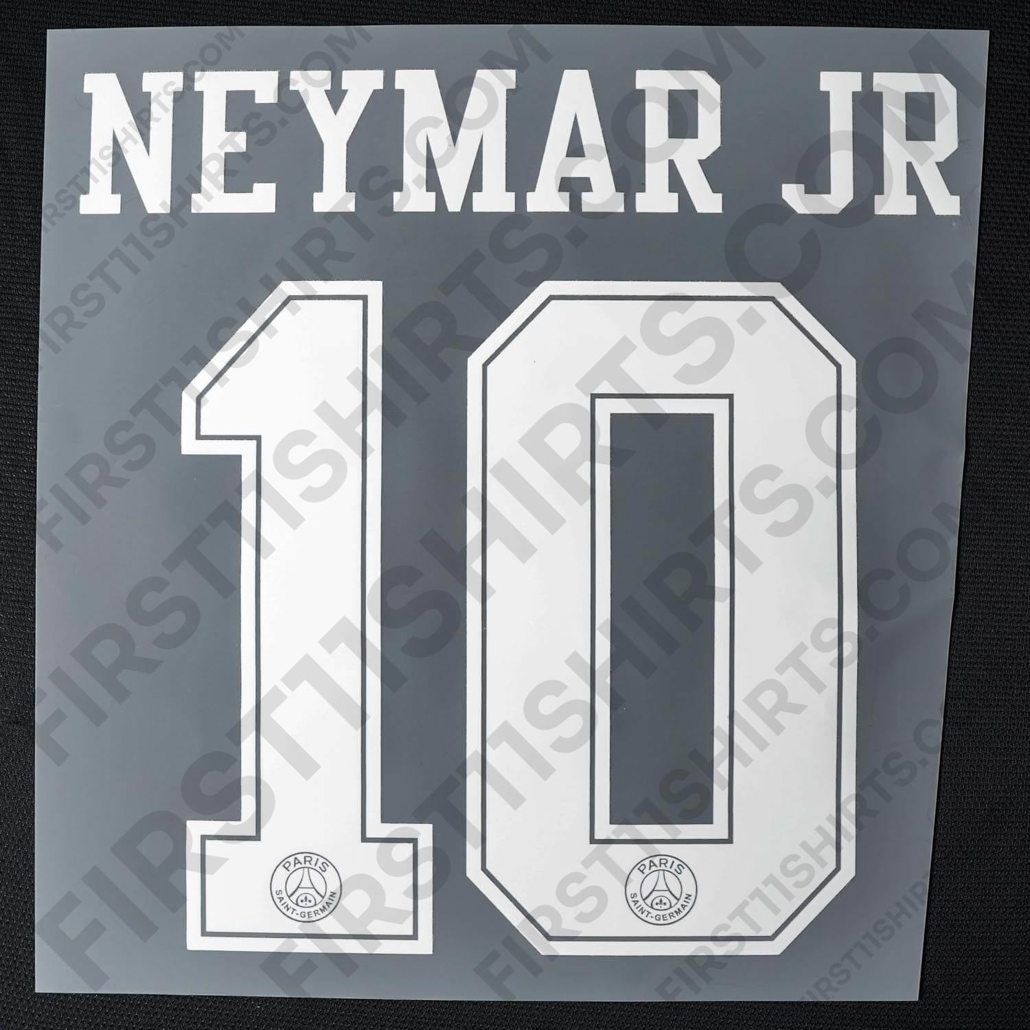 2018/19 PSG Neymar Jr #10 Third (Black kit) Name Set (Repro) – First11