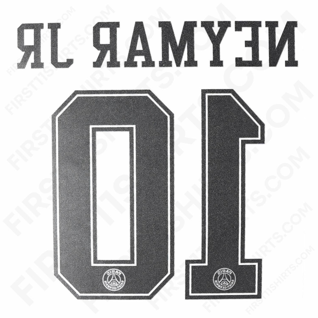 2018/19 PSG Third (White kit) Name Set Neymar 10 (Repro)