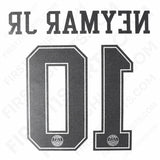 2018/19 PSG Third (White kit) Name Set Neymar 10 (Repro)