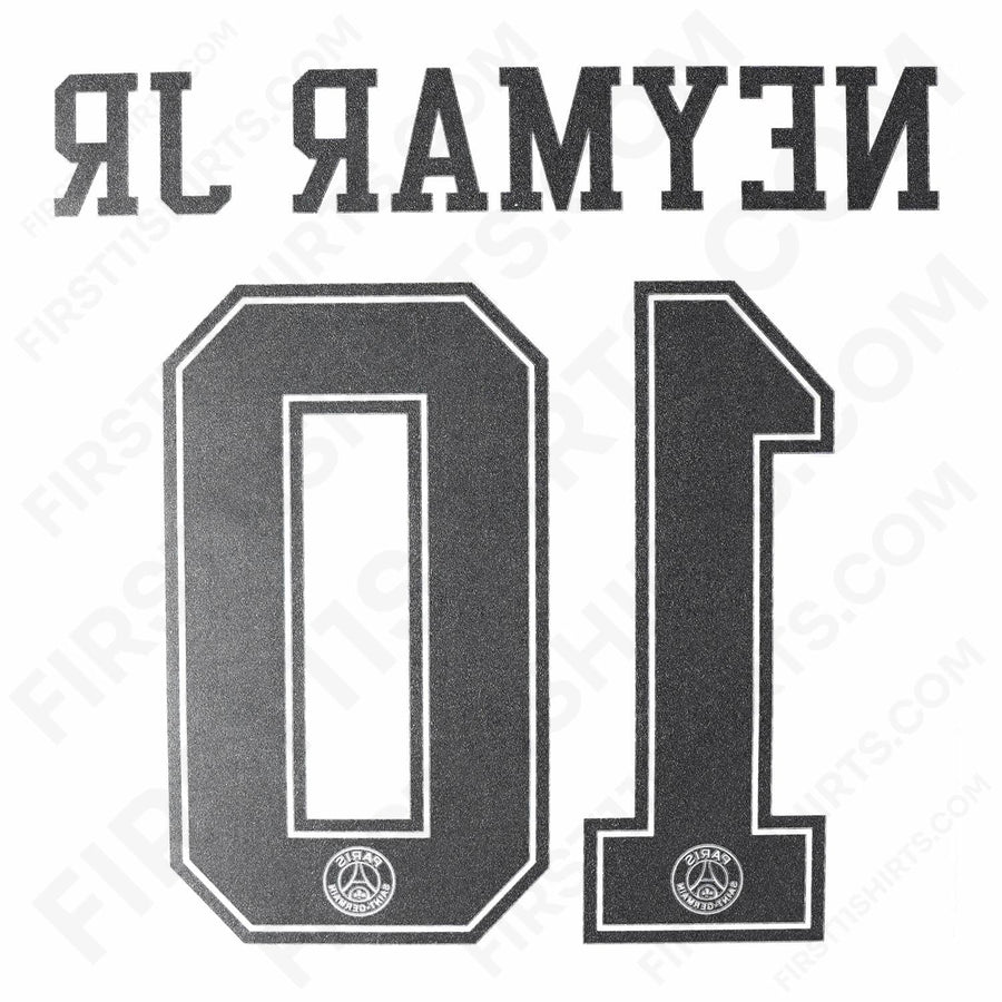 2018/19 PSG Third (White kit) Name Set Neymar 10 (Repro)