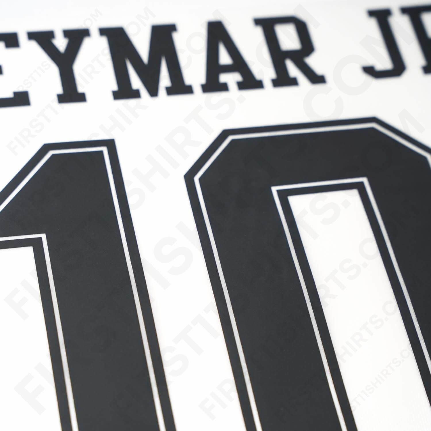 2018/19 PSG Third (White kit) Name Set Neymar 10 (Repro)