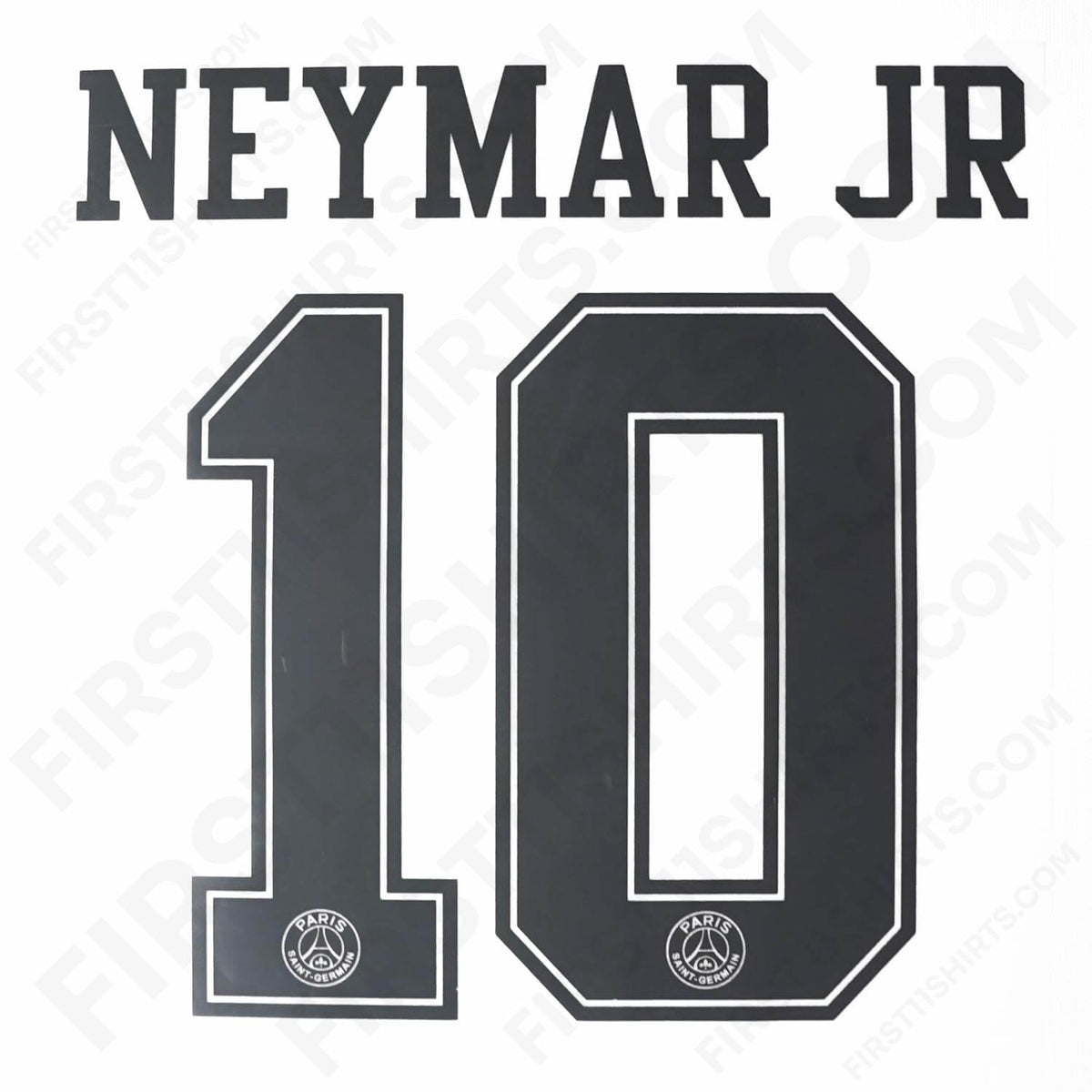 2018/19 PSG Third (White kit) Name Set Neymar 10 (Repro)