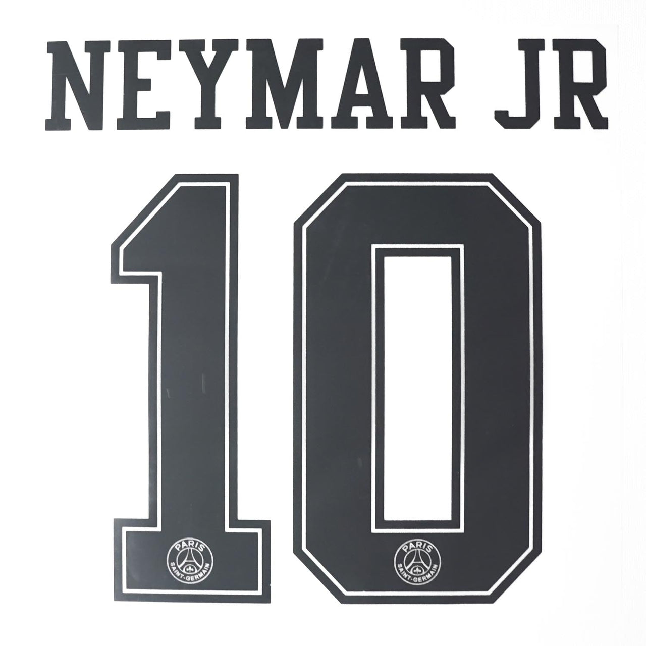 2018/19 PSG Third (White kit) Name Set Neymar 10 (Repro)